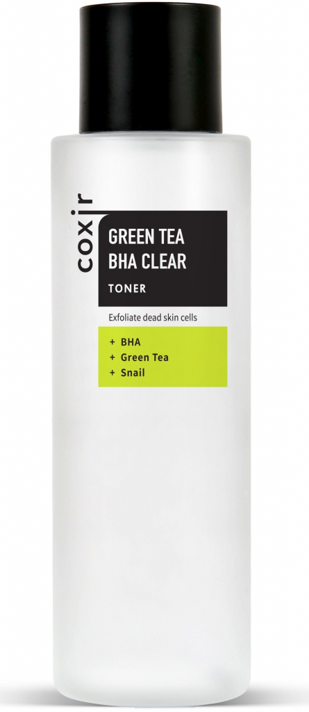 Coxir Greentea BHA Clear Toner Toner na tvár so zeleným čajom s kyselinami  BHA 150 ml od 16,59 € - Heureka.sk