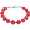 CITY STORM Náramok z červeného syntetického Tyrkysu - Camelia