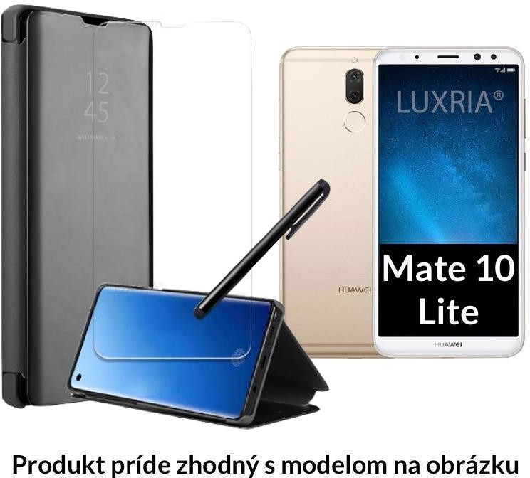 Púzdro Luxria Clear View Huawei: Mate 10 Lite Čierne