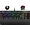 ASUS klávesnice ROG STRIX SCOPE II, mechanická, drátová, ROG RX RED / PBT, US 90MP0350-BKUA01