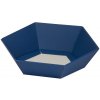 Darčekový kôš šesťhranný 190x220x60-90 mm, modrý