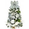 LAALU Ozdobený stromček BIELA MELÓDIA 60 cm s LED OSVETLENÍM, 29 ks ozdôb a dekorácií