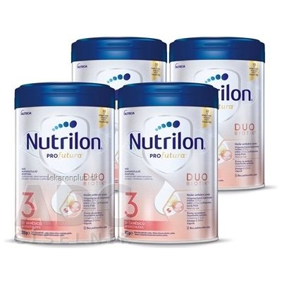 Nutrilon 3 Profutura DUOBIOTIK batoľacie mlieko (12-24 mesiacov) 4x800 g (3200 g)