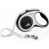 Vodítko FLEXI Comfort S opasok 5m/15kg čierna NEW