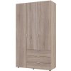 Šatníková skriňa Doros Gelar Dub Sonoma 3 dvere 116,2x49,5x203,4 (80397559)