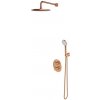 OMNIRES - Termostatický sprchový systém pre podomietkovú inštaláciu, kartáčovaná meď SYSYT05CPB