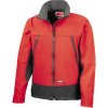 RESULT R 120X / Unisex 3-vrstvová softshellová bunda s kapucňou - red/black M