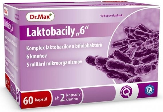 DR.MAX Laktobacily 6 60 kapsúl od 14,99 € - Heureka.sk