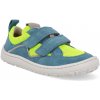 Barefoot detské tenisky Froddo - Baze Jeans modro-žlté