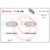 Sada brzdových platničiek, vždy 4 kusy v sade BREMBO P 36 036 (P36036)