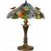 Glamour lampa do obývačky Tiffany EDEN 52*65 3D vitráž