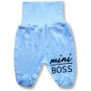 BABY´S WEAR Kojenecké polodupačky Mini Boss modré
