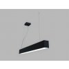 LED2 3314153 Závesné svietidlo LINO II 90 PRISMA LED 18-24W, 3000/3500/4000K, 2520-3360lm, IP20, čierna
