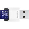 Pamäťová karta Samsung PRO Plus microSDXC 256GB V30 A2 180 MB/s + Čítačka