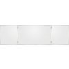 ROCADA 6729, trojdielna, zatváracia 400 × 100 cm (zatvorená 200 × 100 cm) biela