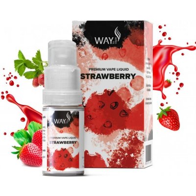 WAY to Vape Strawberry 10ml Síla nikotinu: 3mg