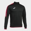 Joma Olimpiada dětská mikina trénink 1/2 zip černá červená