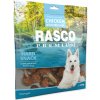 Pochúťka Rasco Premium byvolia koža obalená kuracím mäsom, paličky 500g