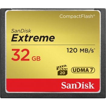 SanDisk CompactFlash Extreme 32GB UDMA7 SDCFXSB-032G-G46