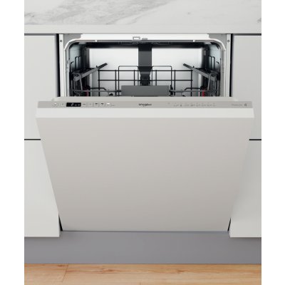 Vstavaná umývačka riadu plne integrovaná Whirlpool: strieborná farba, široká - WCIC 3C33 P