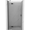 Mexen Mist-H sprchové dvere výklopné ľavé 80 cm, priehľadné, čierne - 8A5-080-000-70-00-L