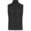 James & Nicholson vesta JN 1310 fleecová pánská COT02131080801-black/black