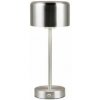 TRIO Reality R59151107 JEFF dotyková stolná lampička SMD LED 1,5W/120lm 3000K nikel matná, čierna, nabíjateľná batéria, USB-C port