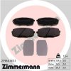 ZIMMERMANN Sada brzdových platničiek kotúčovej brzdy 23966.165.1