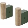 Muuto Vešiaky Attach, dark green/oak