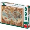 Puzzle 500 Mapa světa z roku 1626
