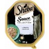 SHEBA Sauce Collection vlhké krmivo pre mačky s teľacinou v omáčke, vanička 85 g