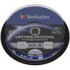 VERBATIM Blu-ray BD-R 25GB 4x potlač. 10ks balenie