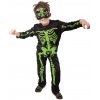 Detský kostým kostlivec neon (S)