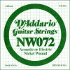 D'Addario NW 072 Samostatná struna pre gitaru