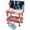 Drevená pracovná dielňa TenderLeaf Tool Bench Tender Leaf Toys s náradím, 18 doplnkov