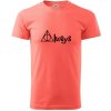 Harry - Always - Klasické pánske tričko vyššej gramáže - XS ( Korálová )