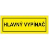 Samolepka Hlavný vypínač 60x20mm