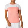 Dámske tričká Asics Court Short Sleeve - Ružový (XS)