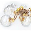 Solight LED dekorativní žárovky na přírodním provazu 10x žárovka 30LED 180cm časovač 3x AA 1V242