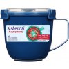 Sistema Microwave Hrnek na polévku a dušené pokrmy 900 ml modrá