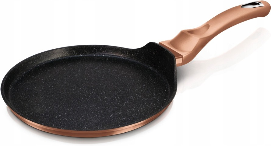 Berlingerhaus Panvica na palacinky s mramorovým povrchom Rosegold Metallic Line 28 cm