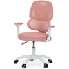 Autronic KA-K1063 PINK Detská stolička, výškovo nastaviteľná, ružová sieťovina, KA-K1063 PINK