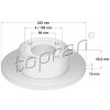 Brzdový kotúč TOPRAN - Hans Pries GmbH 103 702