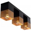 Lucide | Lucide 21123/03/02 - Stropné svietidlo RENATE 3xE27/40W/230V zlatá/čierna | LC3812