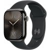 Apple Watch Series 10, 46mm, Cellular, šedé titánové púzdro s čiernym športovým remienkom S/M MWYD3QC/A