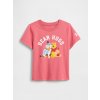 Baby tričko Gap & Disney Macko Pú Ružová 5YRS Ružová Ružová