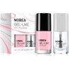 NOBEA Day-to-Day Base Shade #N01 lak na nechty 6 ml + Top Coat vrchný ochranný lak na nechty s leskom 6 ml