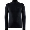 Craft Core Dry Active Comfort ZIP triko pánské Barva: Černá, Velikost: M