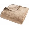 Douceur d'intérieur přehoz na postel béžový 240 x 220 cm