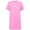 Dámske šaty adidas, 3-STRIPES TEE DRESS W Ružová,Biela S